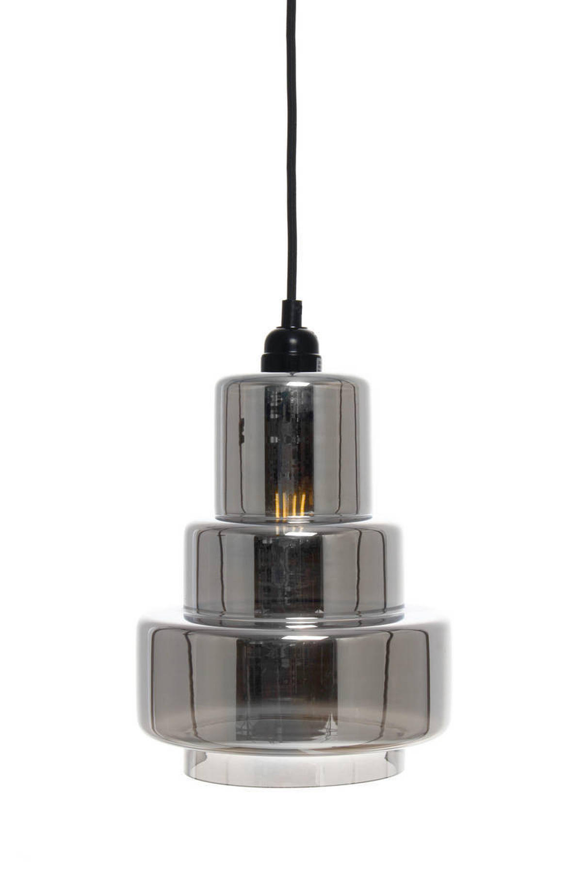 HÄNGLAMPA 20/29/20 cm  - silver, Trend, glas (20/29/20cm) - Kayoom