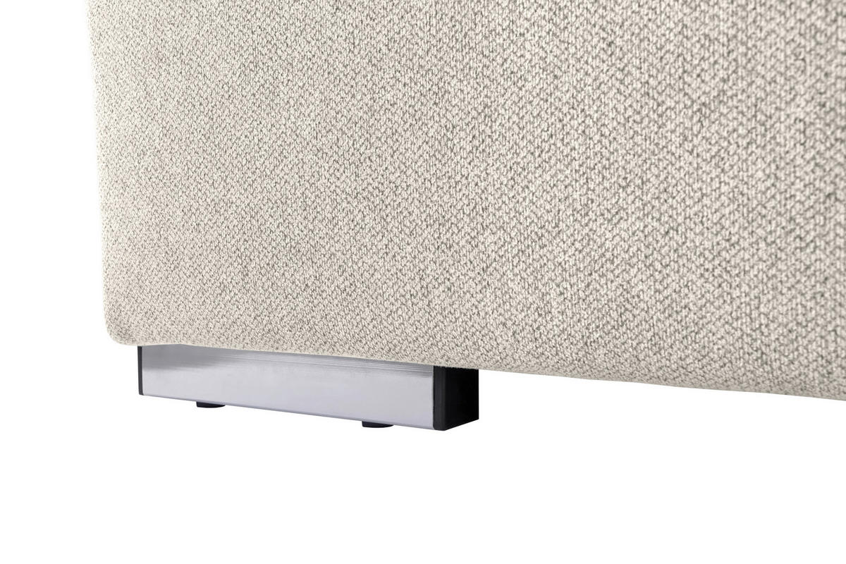 WOHNLANDSCHAFT in Beige  - Beige/Grau, Design, Textil/Metall (173/328/215cm) - MID.YOU