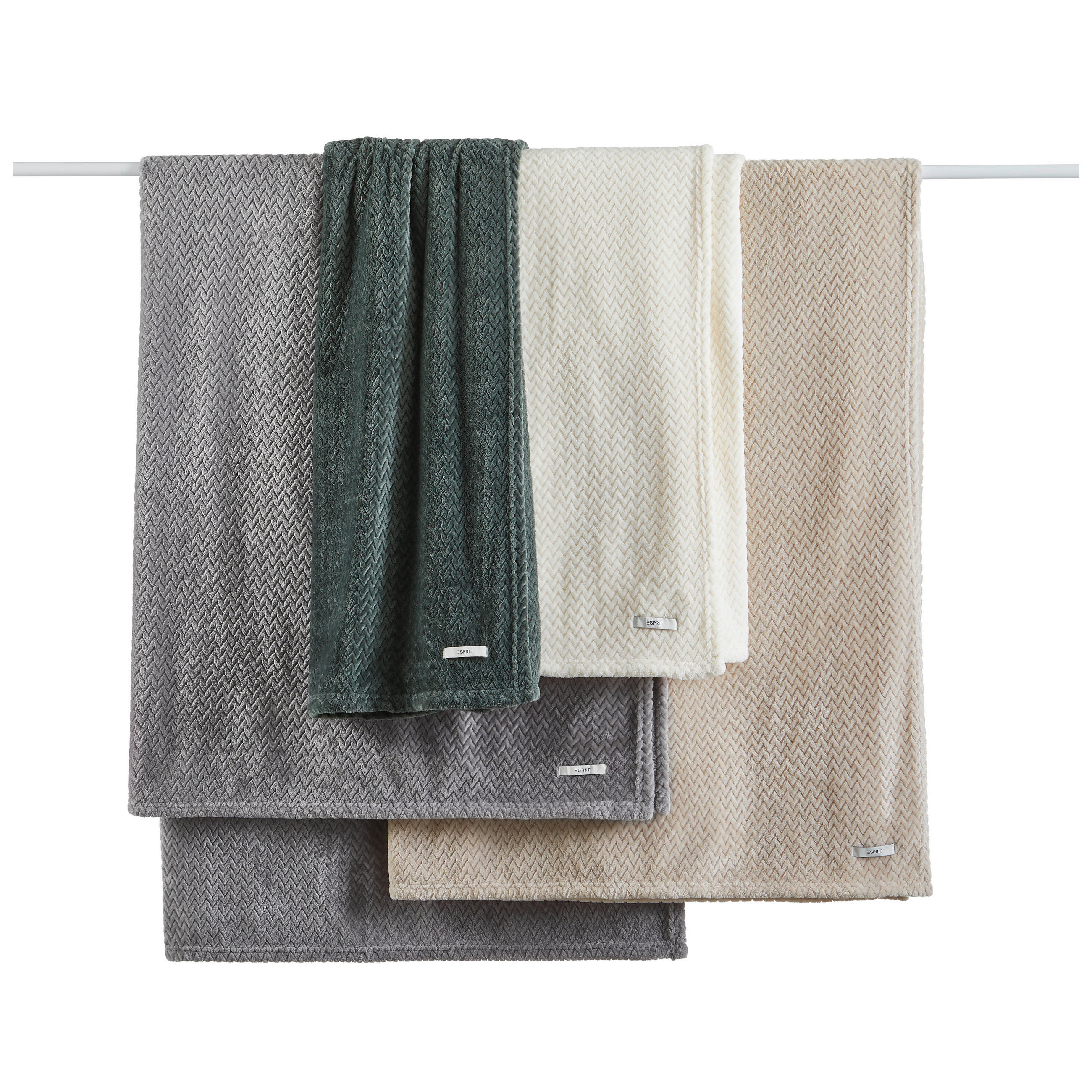 PLED 150/200 cm  - verde, Basics, plastic (150/200cm) - Esprit