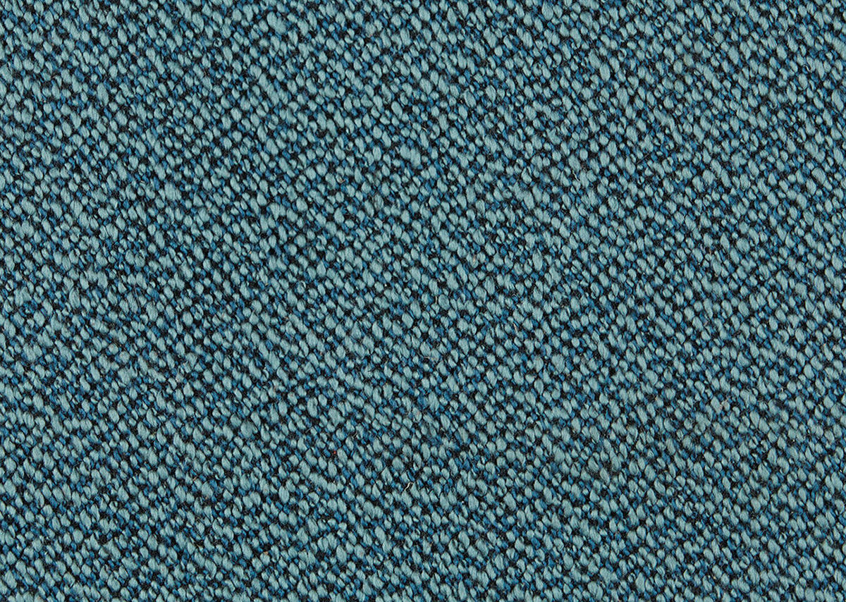 ECKSOFA in Flachgewebe Blau  341/164 cm  - Blau/Schwarz, Design, Kunststoff/Textil (341/164cm) - W.Schillig
