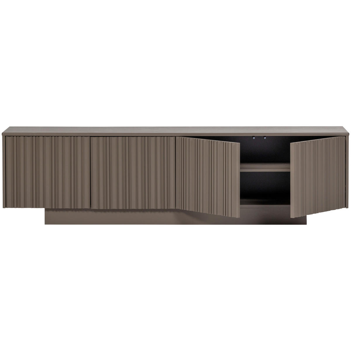 LOWBOARD Nova 200/52/40 cm  stehend, hängend  - Braun, Design, Holz (200/52/40cm) - Livetastic