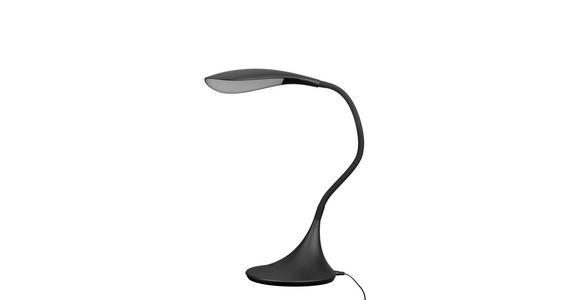 SCHREIBTISCHLEUCHTE Propus 22/17/37,5 cm  - Schwarz, Basics, Kunststoff (22/17/37,5cm) - Novel