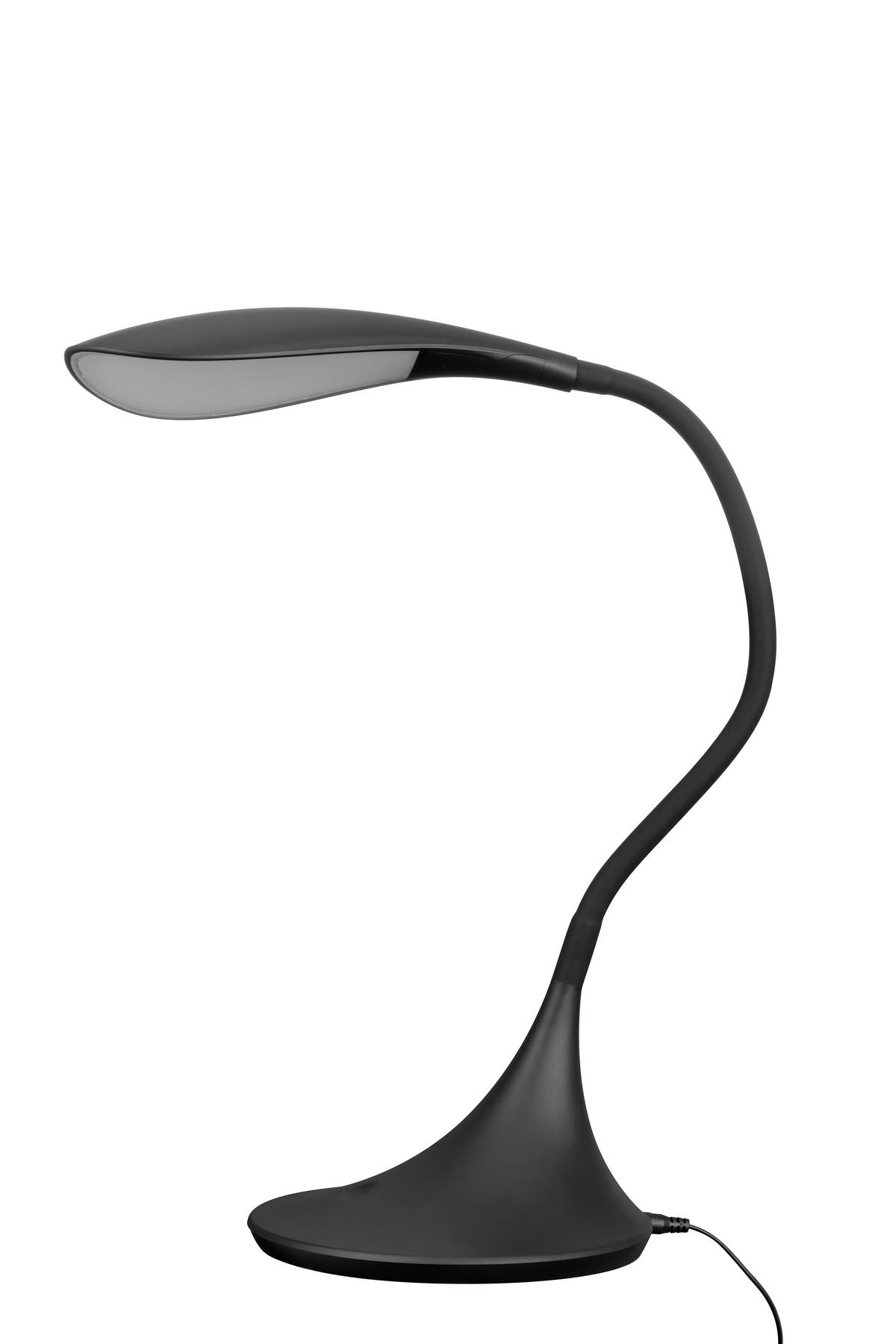 SCHREIBTISCHLEUCHTE - Schwarz, Basics, Kunststoff (22/17/37,5cm) - Novel