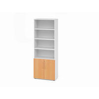 AKTENSCHRANK Weiß, Buchefarben  - Buchefarben/Weiß, Basics, Holzwerkstoff (80/215,6/41,7cm) - Venda