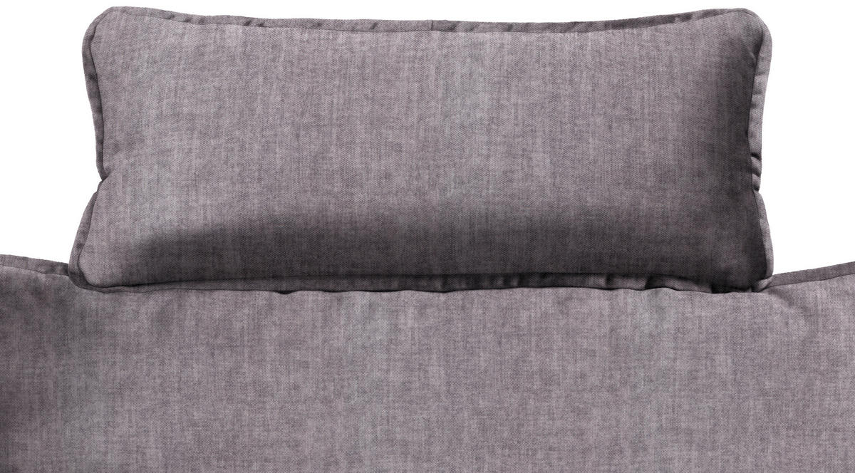 KOPFSTÜTZE in Flachgewebe  - Grau, Design, Textil (57/25/15cm) - Hom`in