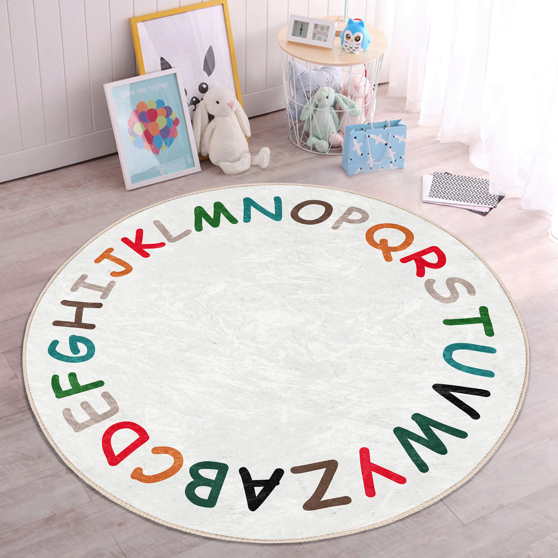 XXXLutz Kinderteppich Mehrfarbig 180x180 cm