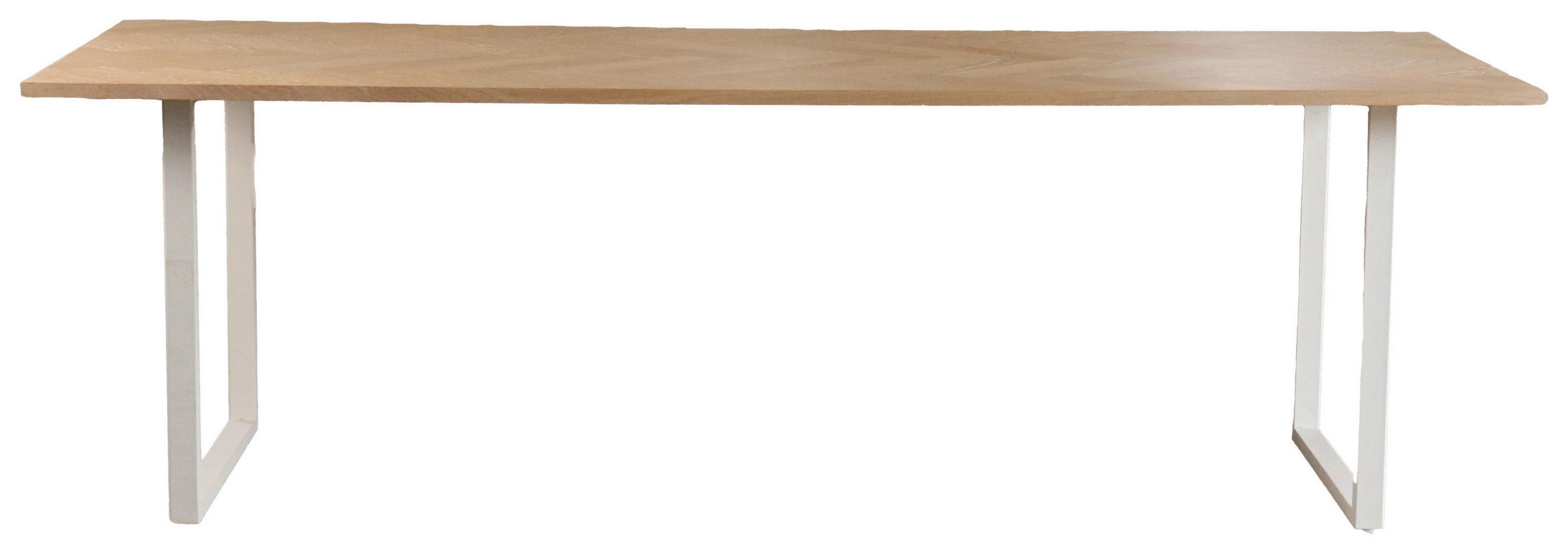 MATBORD i trä 190/95/74 cm   - ek Bianco, Modern, metall/trä (190/95/74cm) - Niels Andersson