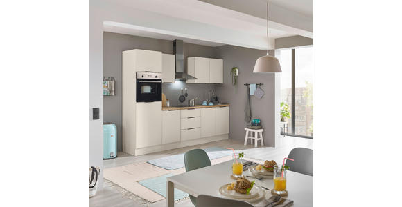 KÜCHENBLOCK   in Kaschmir  - Kaschmir/Schwarz, Basics, Holzwerkstoff/Metall (270/211/60cm) - Xora