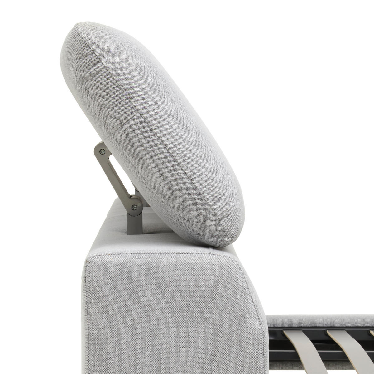 POLSTERBETT 180/200 cm  in Grau  - Schwarz/Grau, Modern, Holz/Textil (180/200cm) - Livetastic