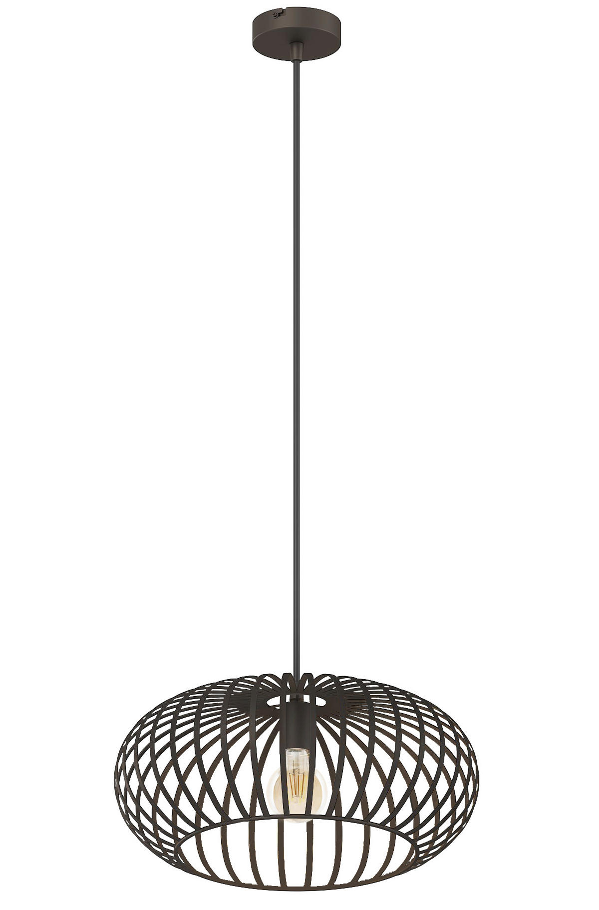 HÄNGELEUCHTE 40/150 cm    - Braun, Konventionell, Metall (40/150cm)