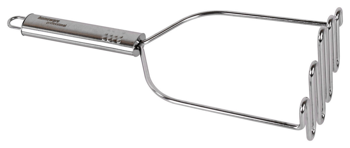 KARTOFFELSTAMPFER - Edelstahlfarben, Basics, Metall (27cm) - Homeware Profession.