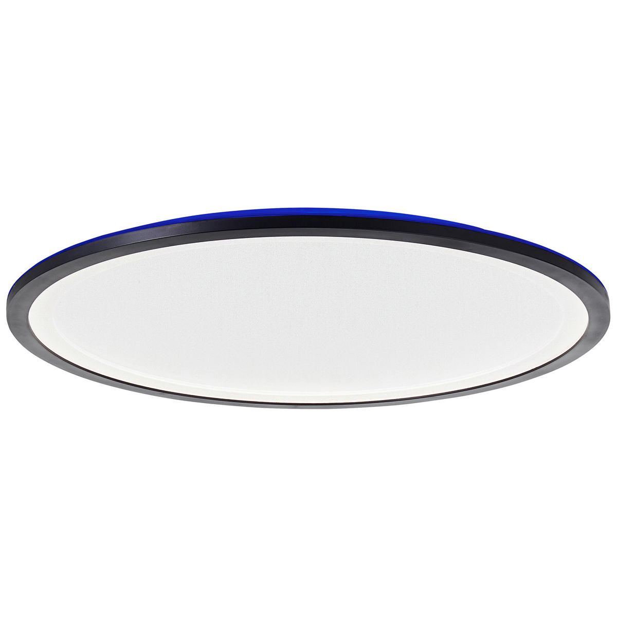 LED PLAFONJERA - bela/crna, Dizajnerski, plastika (50/3cm)