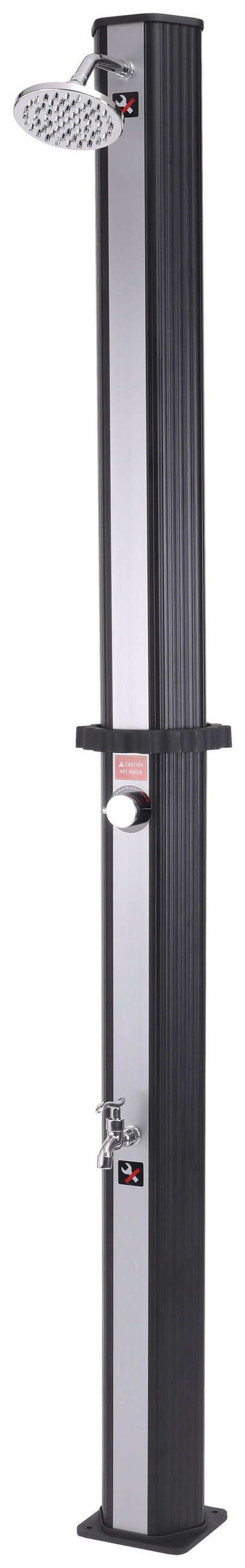 SOLÁRNÍ SPRCHA 17/17/223 cm - černá, Konvenční, kov/plast (17/17/223cm) - Gre