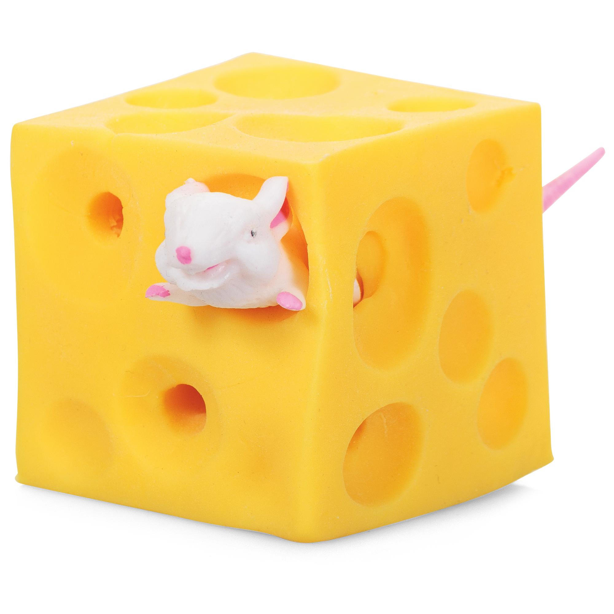 Игрушка резиновая сыр с мышами