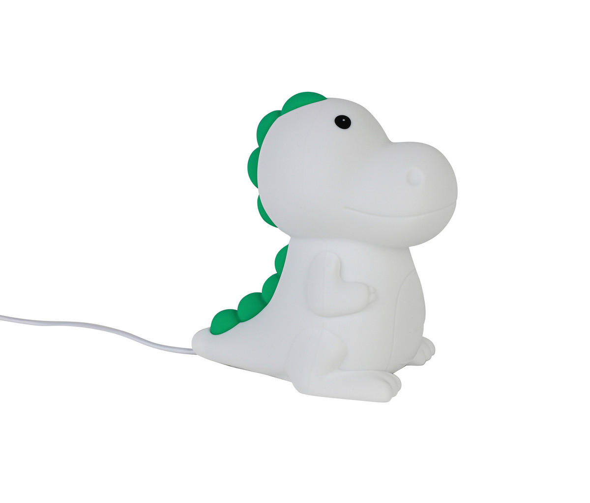 NOĆNO SVETLO - bela, Trendi, plastika (8,5/13,5/13,8cm) - Novel