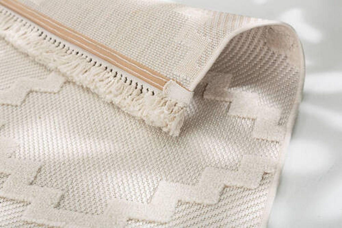 WEBTEPPICH 200/290 cm Summer Creme  - Creme, KONVENTIONELL, Textil (200/290cm) - Schöner Wohnen