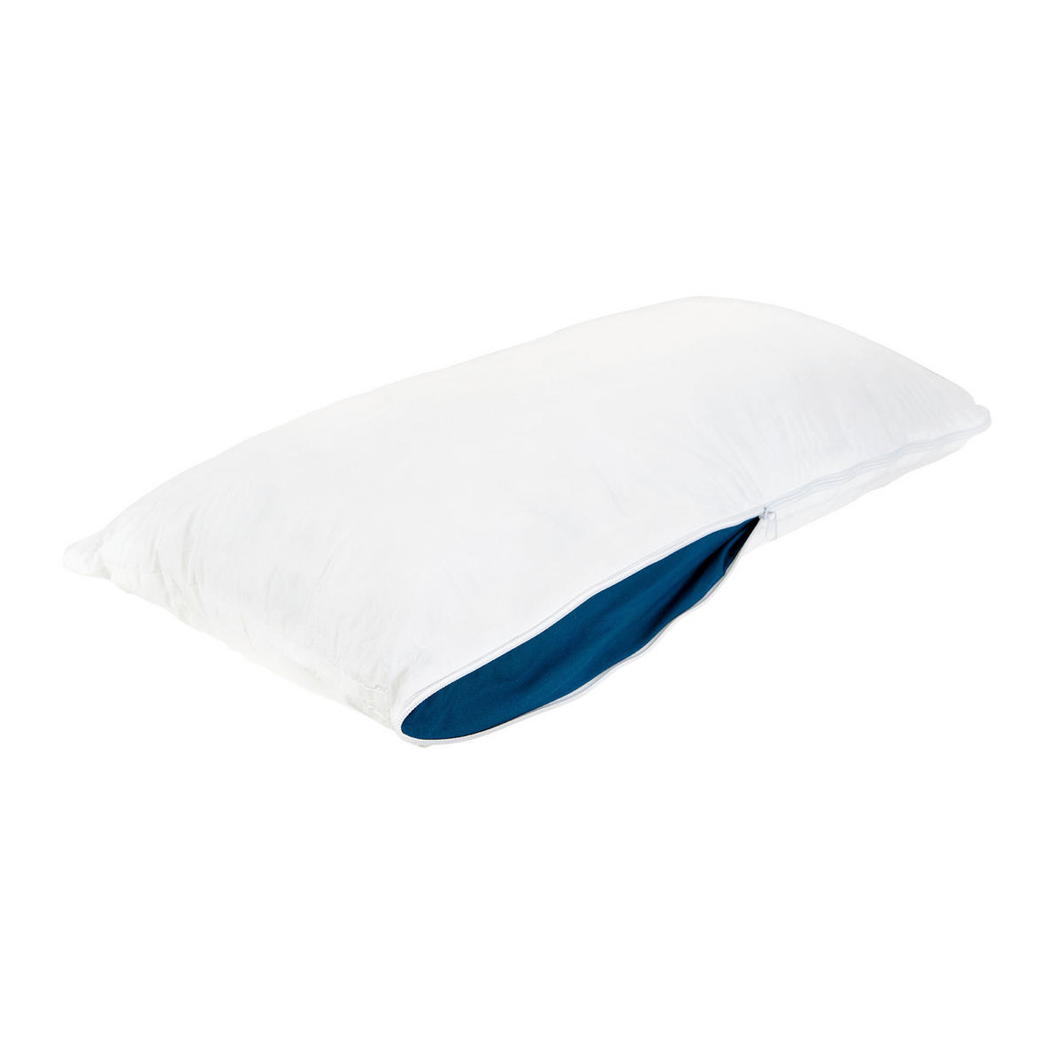 KOPFPOLSTER 40/80 cm  EaZzzy Zipperkissen  - Weiß, Basics, Textil (40/80cm) - Genius