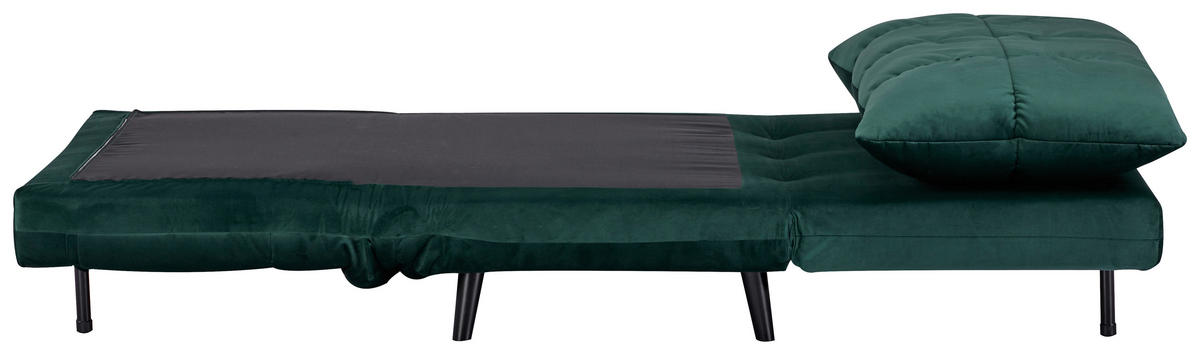 ROZKLADACIE KRESLO, textil, zelená - čierna/zelená, Design, drevo/textil (102/81/87cm) - Carryhome