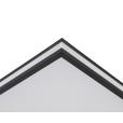 LED-DECKENLEUCHTE Party 45/45/7,5 cm  - Schwarz/Weiß, LIFESTYLE, Kunststoff/Metall (45/45/7,5cm) - Novel