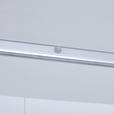 KLEIDERSTANGE mit Beleuchtung System Unit Alufarben  - Alufarben, Metall (87,1cm) - Hom`in