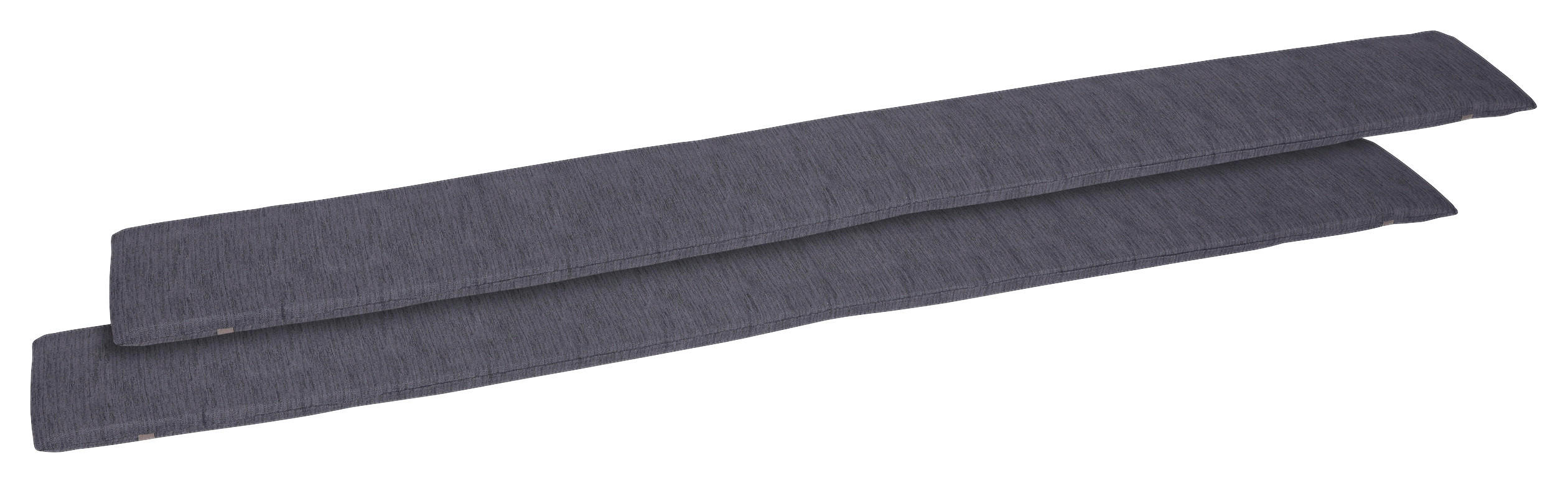 BIERBANKAUFLAGE    220/4/25 cm  - Anthrazit, Basics, Textil (220/4/25cm)