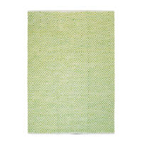 FLACHWEBETEPPICH Wohnzimmer 120/170 cm Aperitif 310 Grün Grün rechteckig  - Grün, KONVENTIONELL, Textil (120/170cm) - Kayoom
