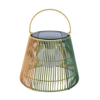 SOLARLEUCHTE  - Grün, Design, Kunststoff/Metall (28/22cm) - Ambia Home