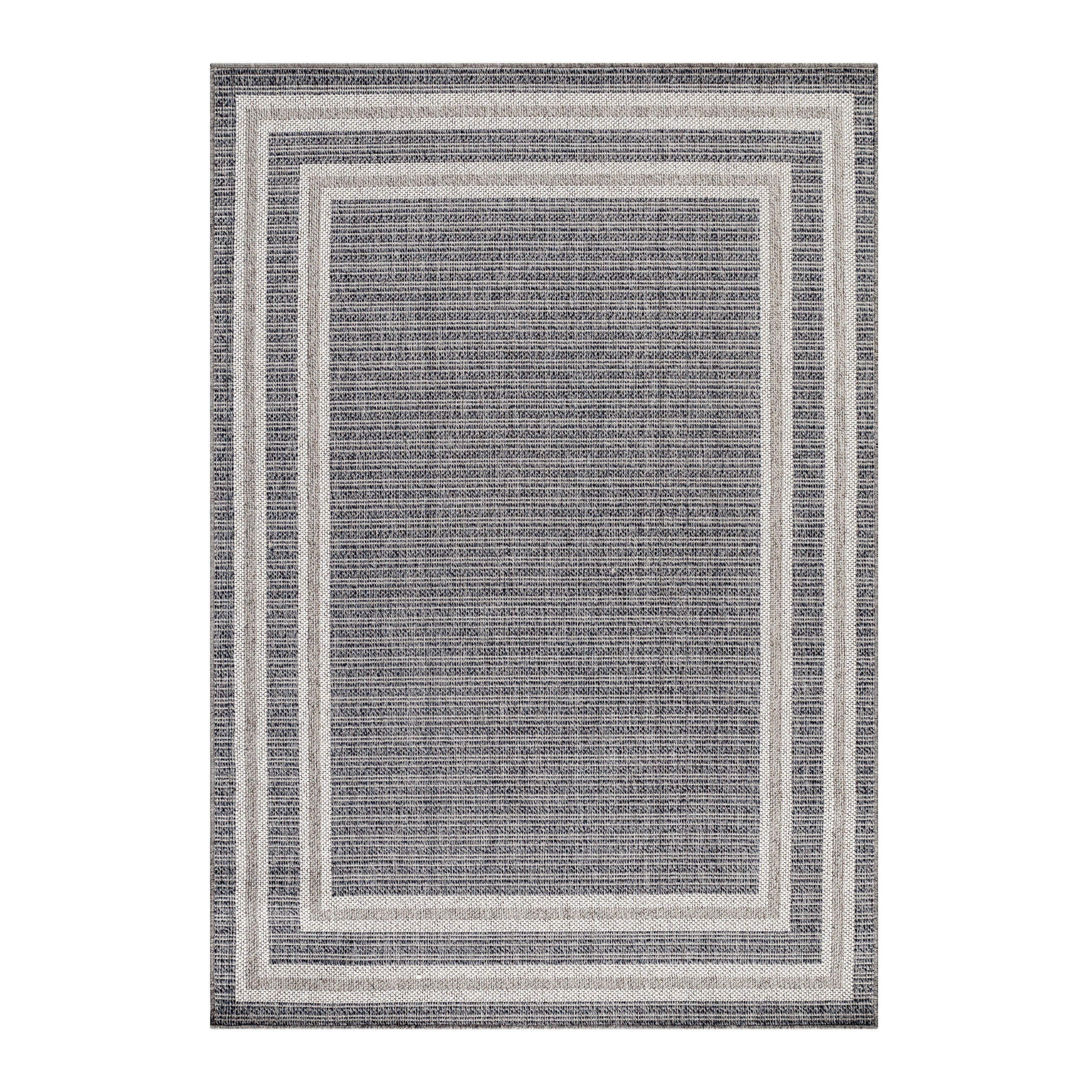 FLACHWEBETEPPICH 60/100 cm Aruba Grau  - Grau, Design, Textil (60/100cm) - Novel
