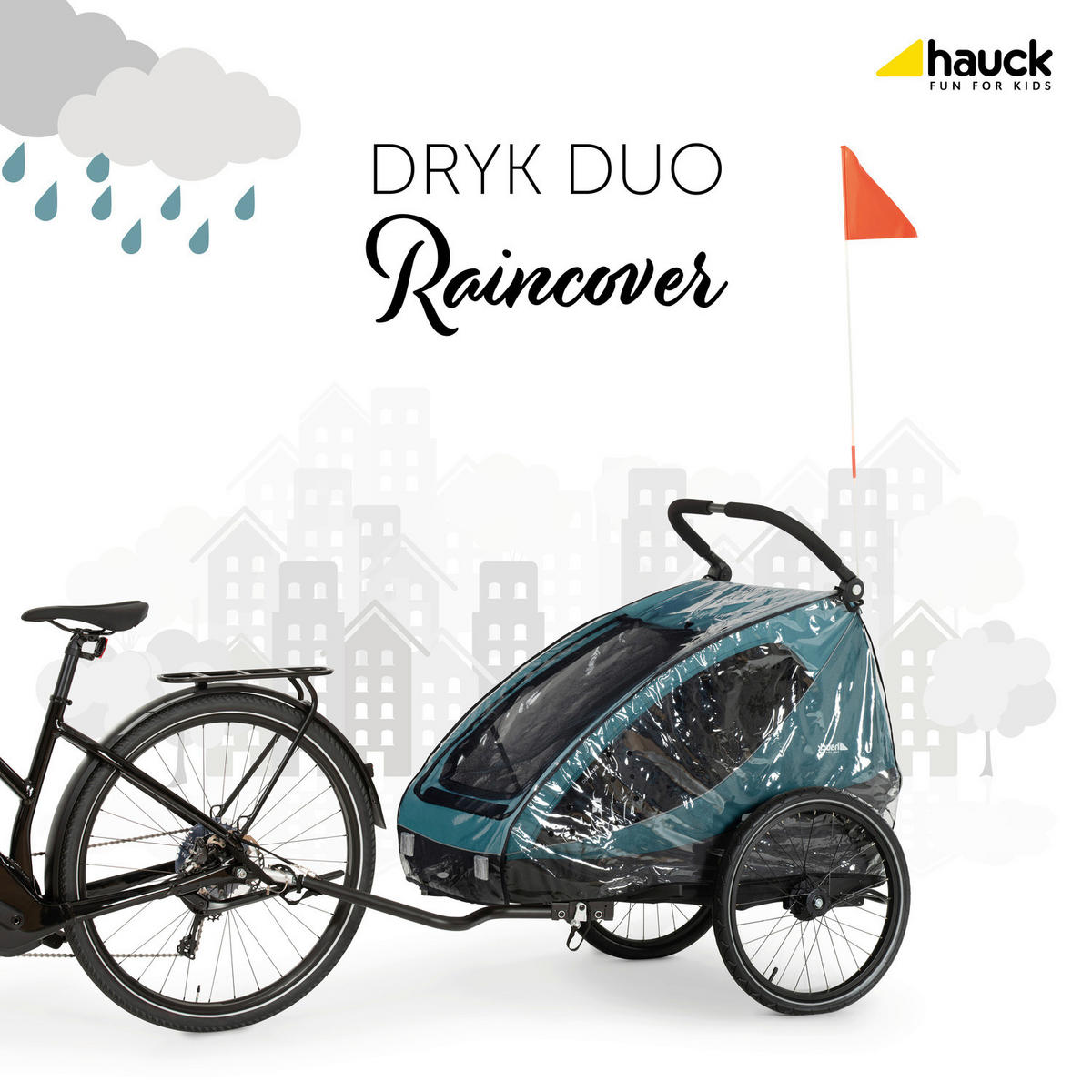 REGENVERDECK - Transparent, Basics, Kunststoff (95/60/62cm) - Hauck