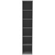 AKTENREGAL Grau  - Grau, KONVENTIONELL, Holzwerkstoff (40/217/43cm) - Moderano