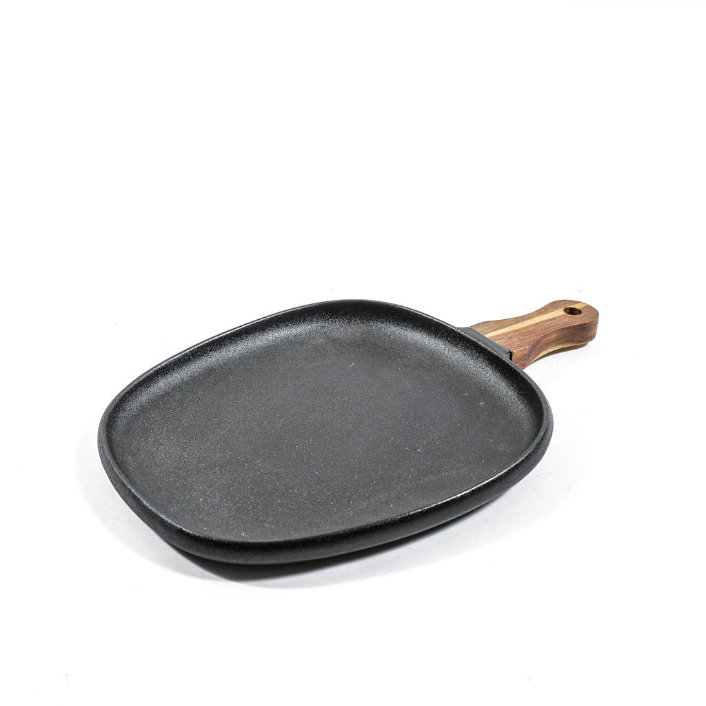 LIM ZA PEČENJE  - crna, Basics, drvo/keramika (33/21/2.5cm)