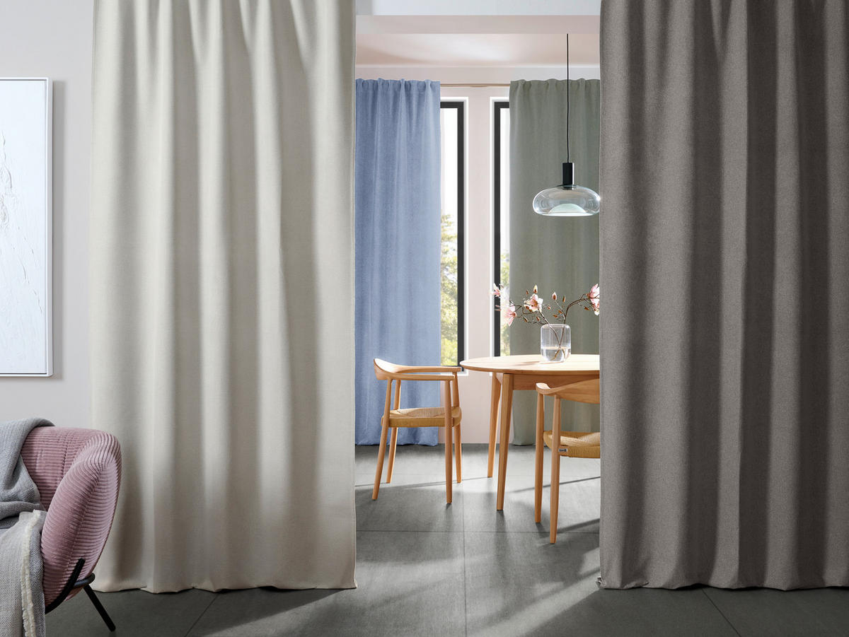 FERTIGVORHANG Verdunkelung  - Champagner, Basics, Textil (135/300cm) - Esposa