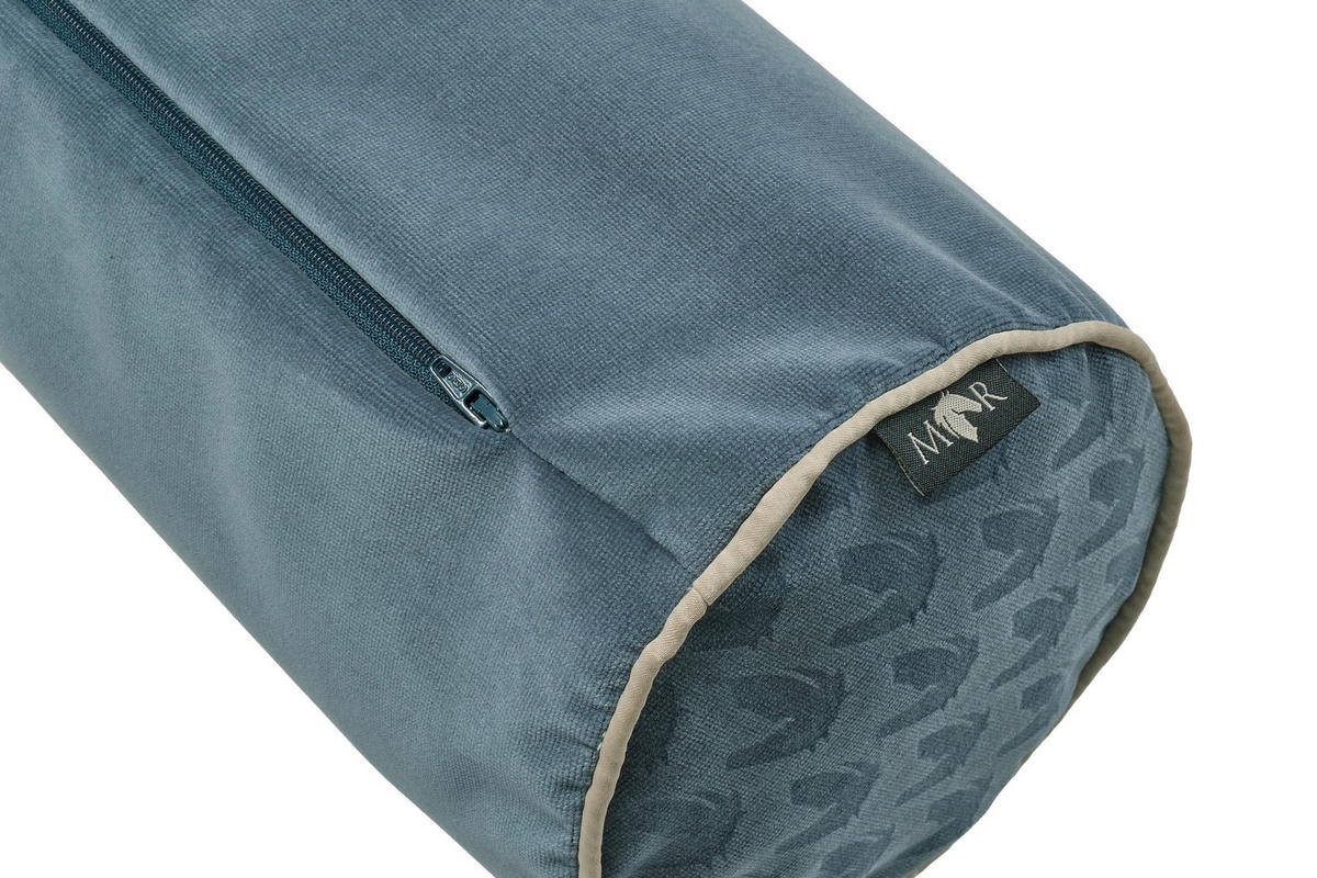 NACKENROLLENBEZUG Marcel.Remus.Design- Campos blau 15/40 cm  - Blau, Design, Textil (15/40cm) - Marcel Remus