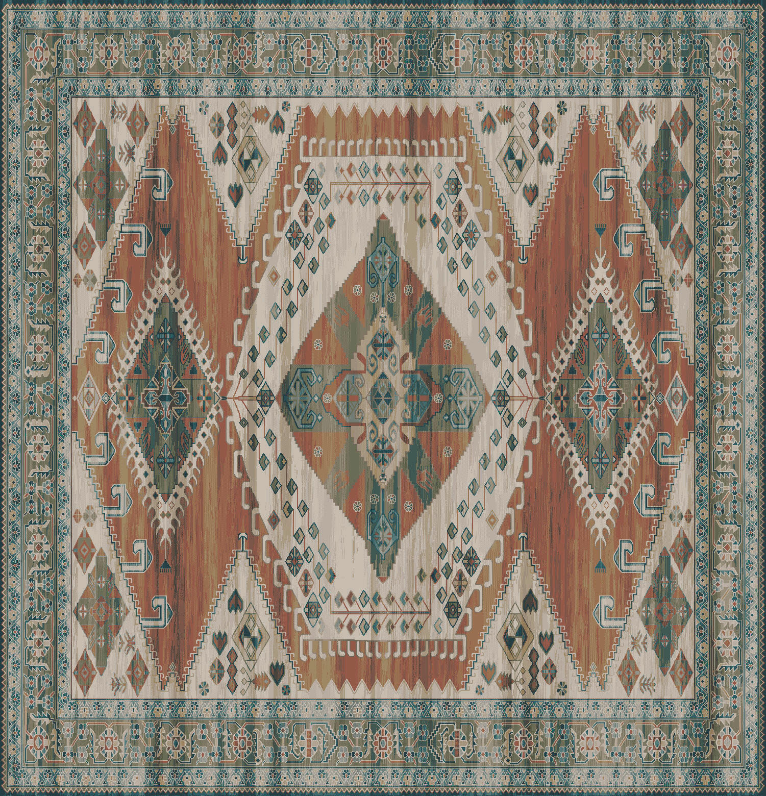 WEBTEPPICH 200/290 cm  - Beige/Braun, Konventionell, Textil (200/290cm) - Novel
