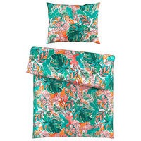 POSTEĽNÁ BIELIZEŇ, satén, viacfarebná, 140/200 cm - viacfarebná, Konventionell, textil (140/200cm) - Esposa