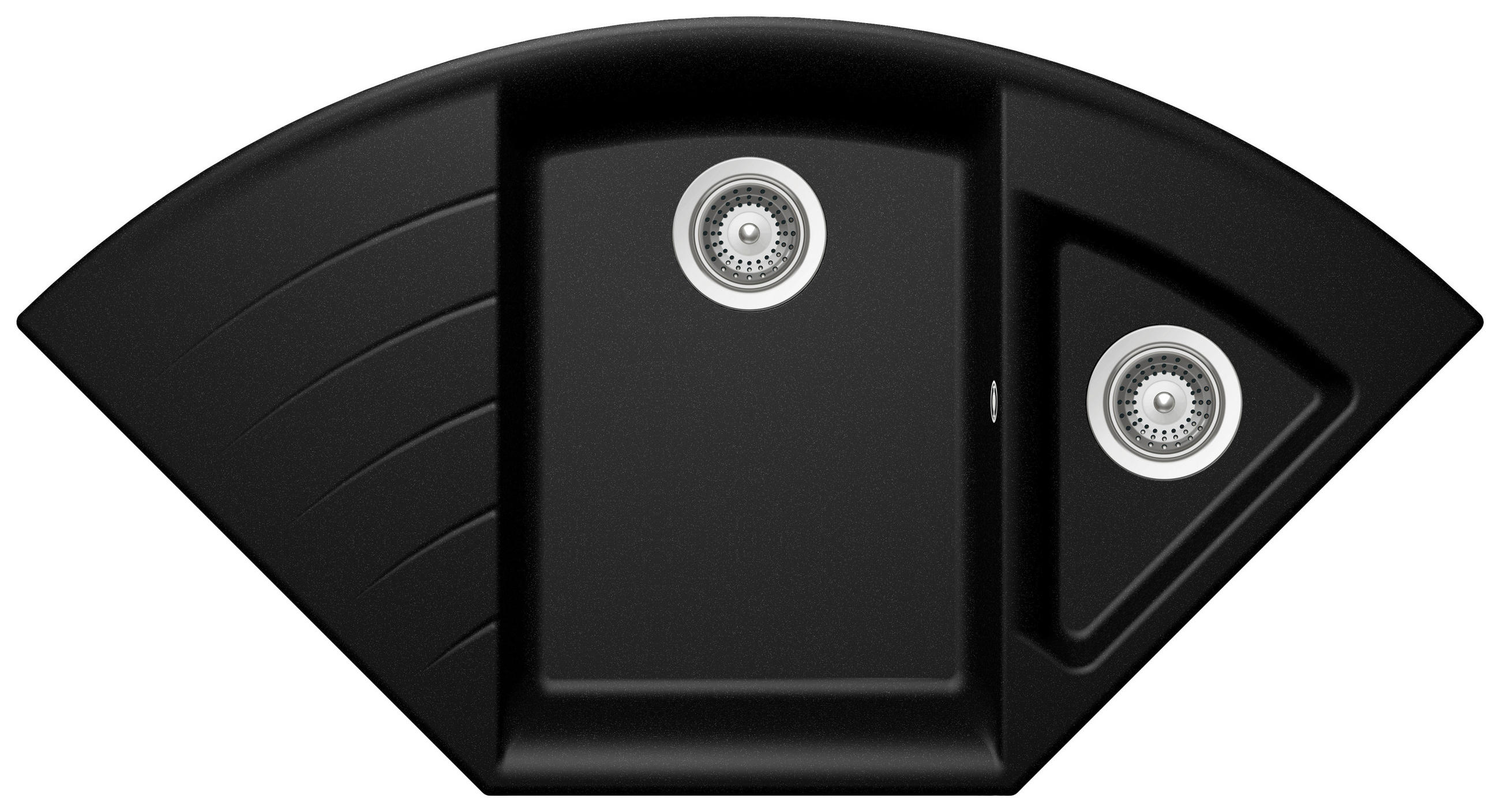 SPÜLE LOTC150UMAG  - Dunkelgrau, Basics, Stein (108,2/57,5cm) - Schock