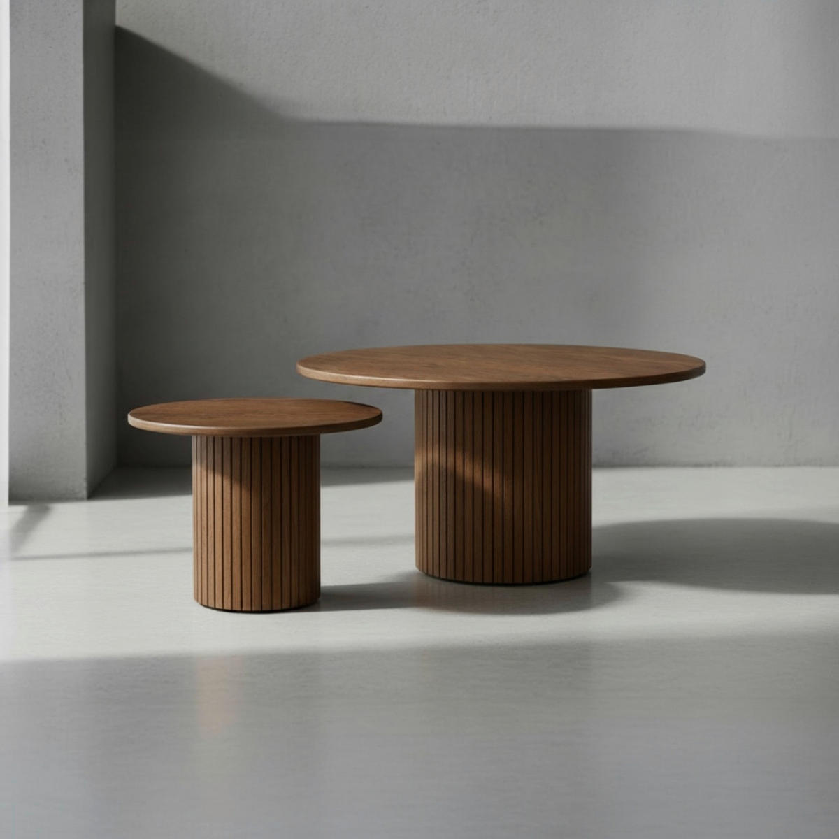 SOFFBORD i trä  - mörkbrun, Modern, trä (90cm) - Niels Andersson