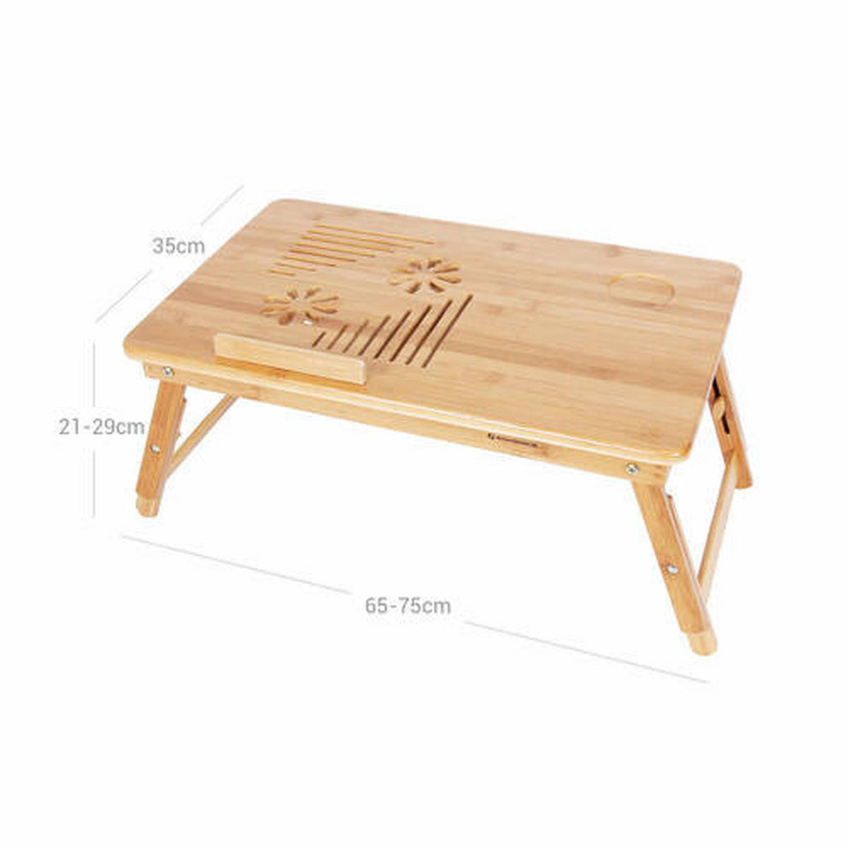 LAPTOPTISCH - Naturfarben, Basics, Holz (55/35/29cm) - Boxxx