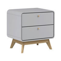 NACHTTISCH 51/53/39 cm  - Eichefarben/Grau, Design, Holz/Holzwerkstoff (51/53/39cm) - MID.YOU