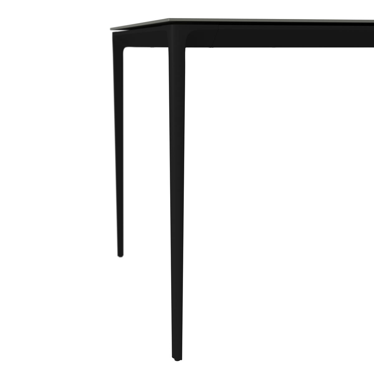 KERTI ASZTAL 140/90/73,5 cm   - antracit, Design, kő/fém (140/90/73,5cm) - Dieter Knoll