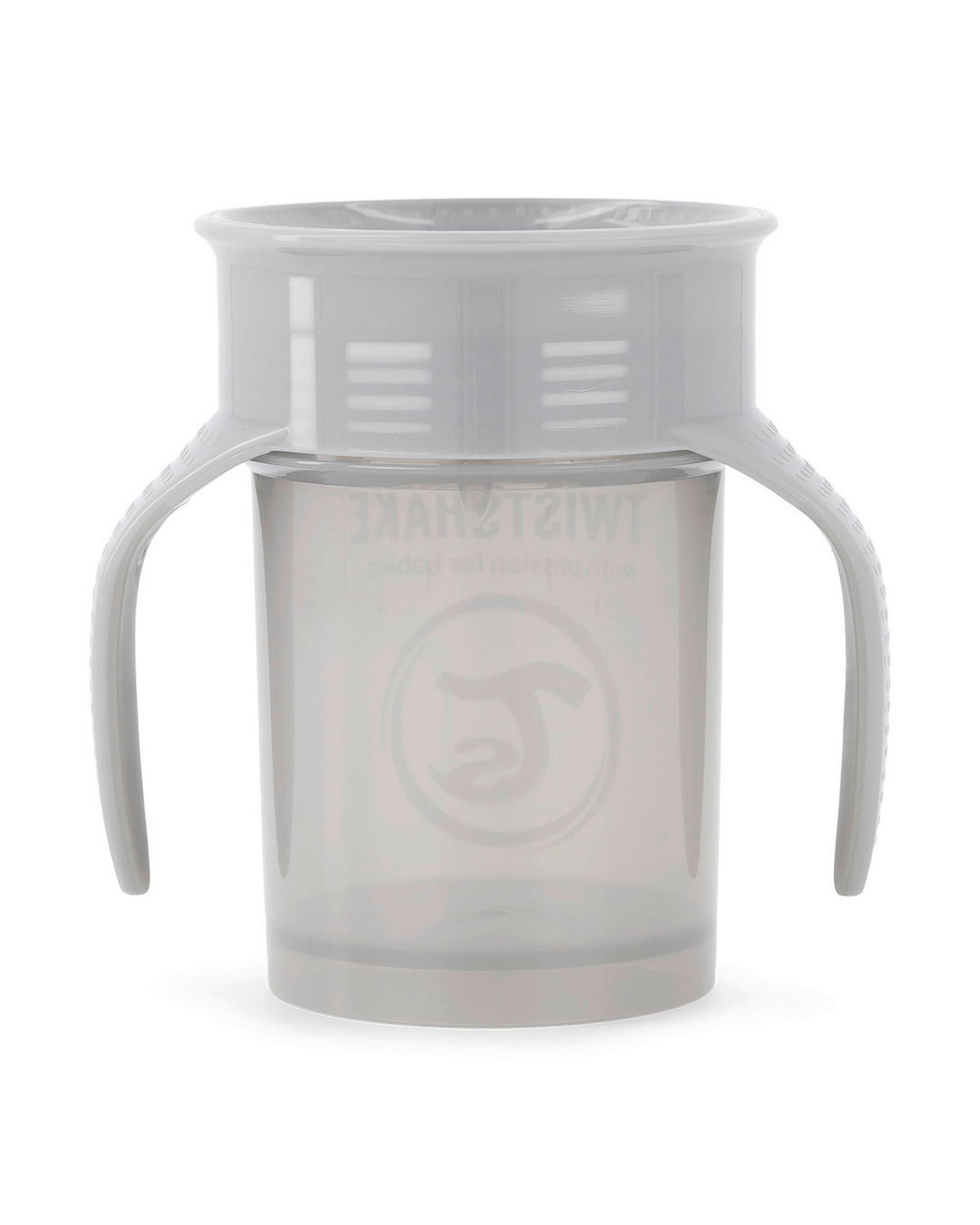 TRINKBECHER  - Grau, Basics, Kunststoff (11/11/8,6cm) - Twistshake