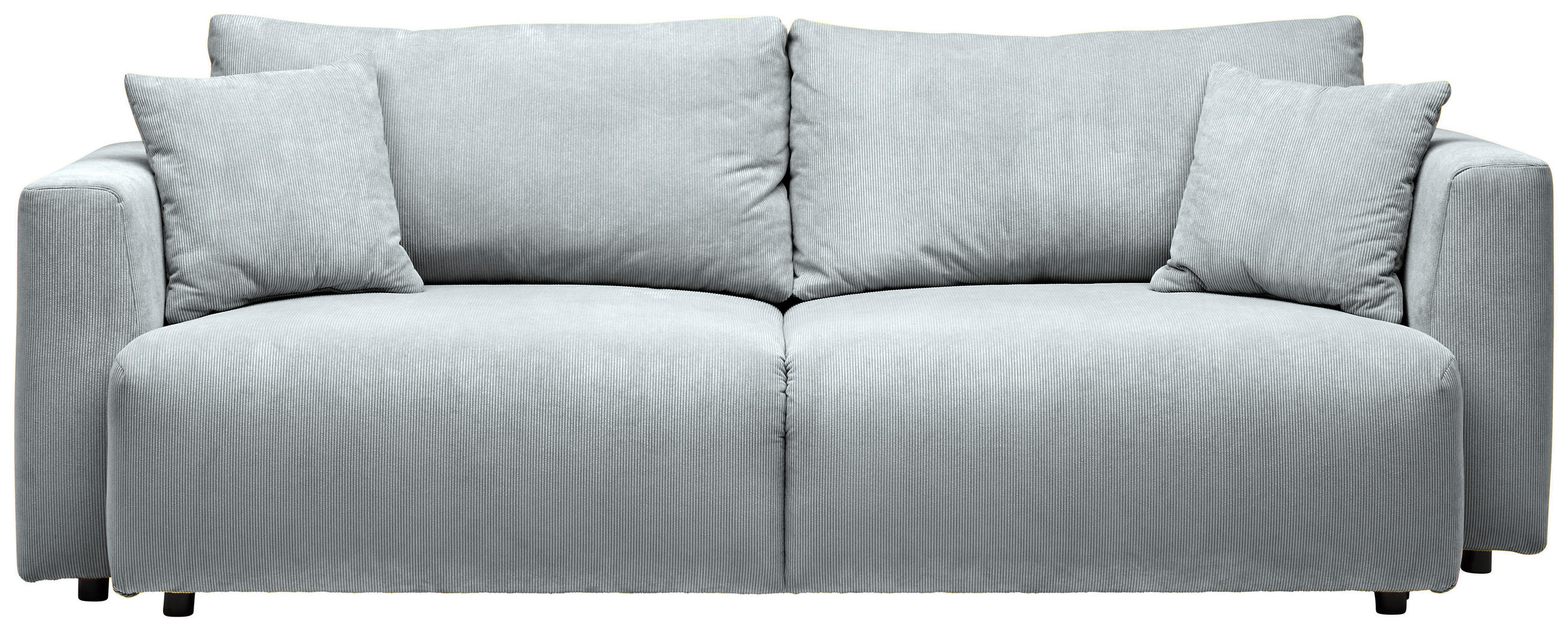 Carryhome Schlafsofa Grau 250x92x105 cm