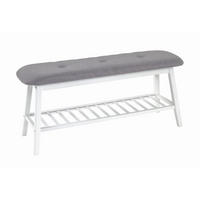 KLOP S PROSTOROM ZA ČEVLJE siva, naravne barve - siva/naravne barve, tekstil/les (100/44/30cm)