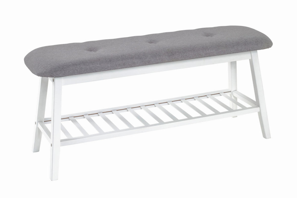 KLOP S PROSTOROM ZA ČEVLJE siva, naravne barve - siva/naravne barve, tekstil/les (100/44/30cm)