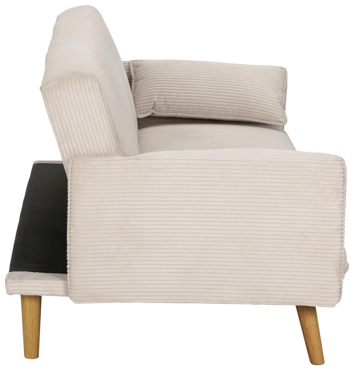 SCHLAFSOFA in Textil Creme  - Creme/Naturfarben, Design, Holz/Textil (193/81/92cm) - Livetastic