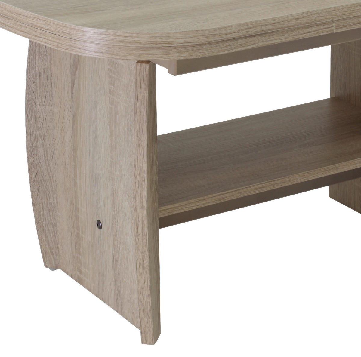COUCHTISCH oval Sonoma Eiche  - Sonoma Eiche, Basics, Holzwerkstoff (90/68/52cm) - MID.YOU