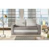 SCHLAFSOFA Samt Taupe  - Taupe/Schwarz, Design, Kunststoff/Textil (150/90/90cm) - MID.YOU