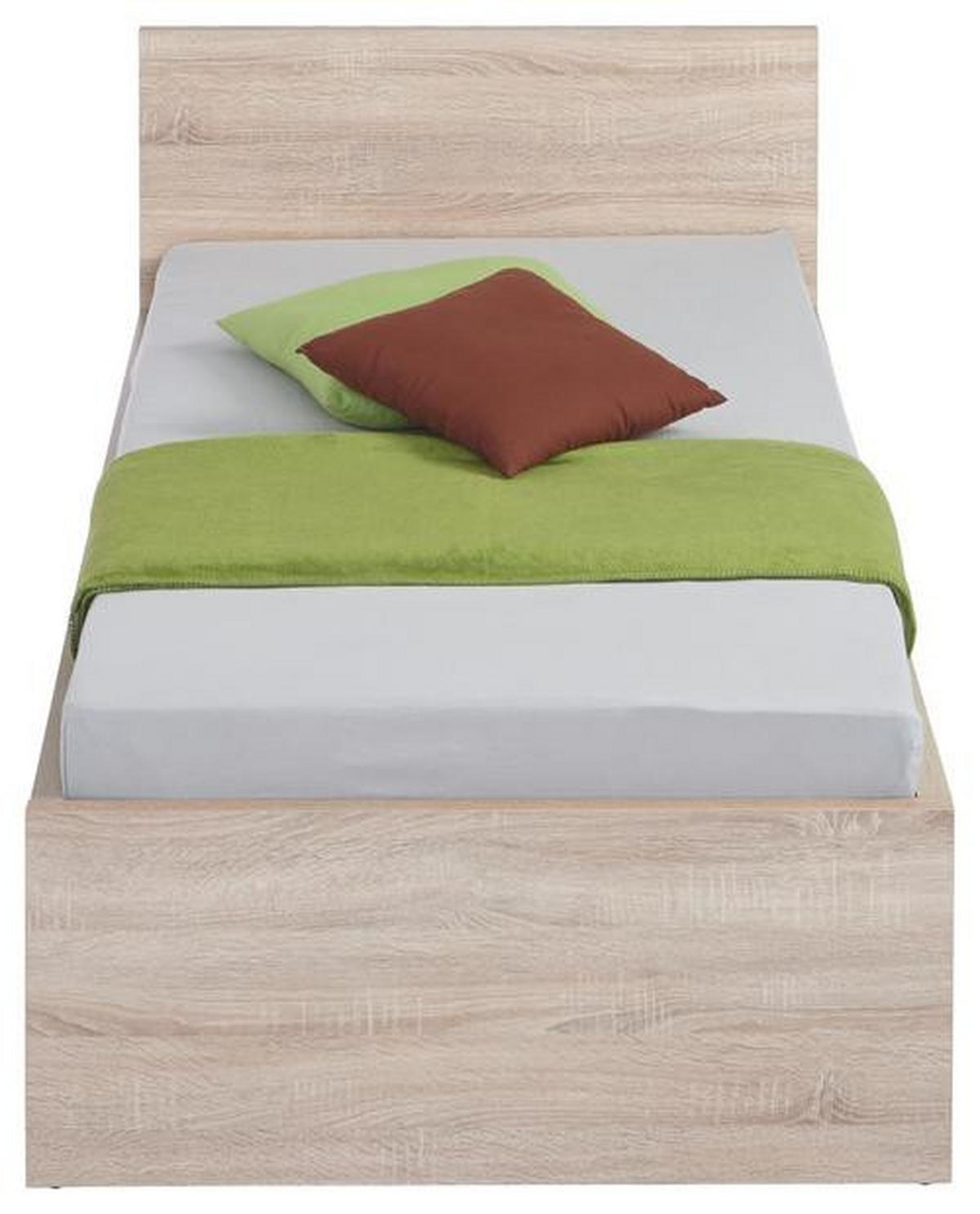 ÁGY 90/200 cm  Sonoma tölgy  - Sonoma tölgy, Konventionell, faalapú anyag (90/200cm) - Carryhome
