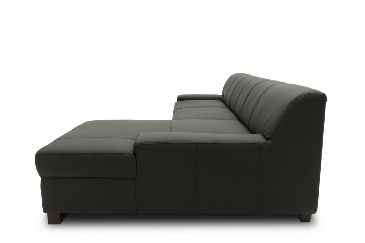 Freisteller von MID.YOU ECKSOFA Schwarz Lederlook.