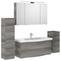 BADEZIMMER 5-teilig  in 182 cm  - Chromfarben/Graphitfarben, KONVENTIONELL, Glas/Keramik (182cm) - Pelipal